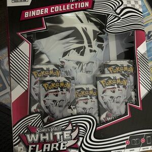 Pokemon Scarlet & Violet White Flare Binder